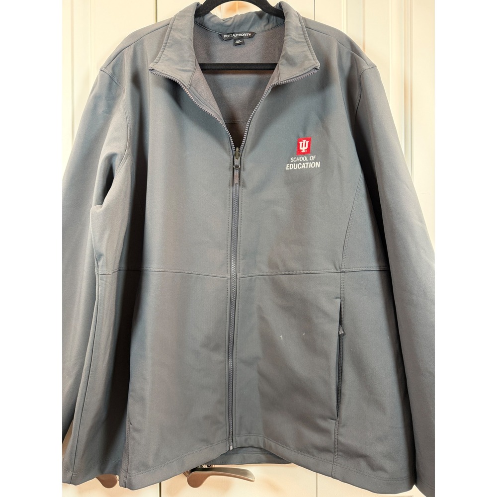Port Authority Indiana University IU School of Education Jacket Gray 3XL Mens